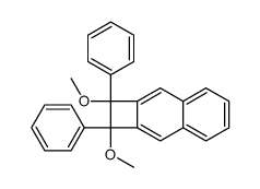 1,2-Dimethoxy-1,2-diphenyl-naphtho(b)cyclobuten结构式