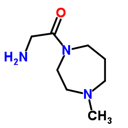 2-Amino-1-(4-methyl-1,4-diazepan-1-yl)ethanone Structure