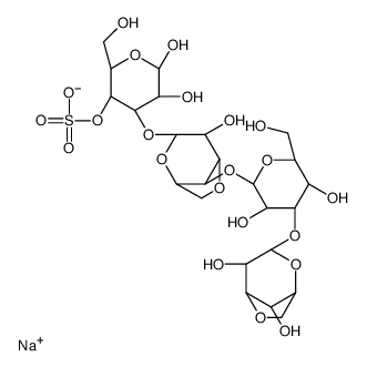 NEOCARRATETRAOSE 4(1)-SULFATE SODIUM SALT Structure