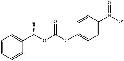 p-Nitrophenyl (S)-1-phenylethyl carbonate structure