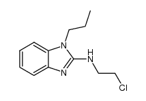 N-(2-chloroethyl)-1-propyl-1H-benzo[d]imidazol-2-amine结构式