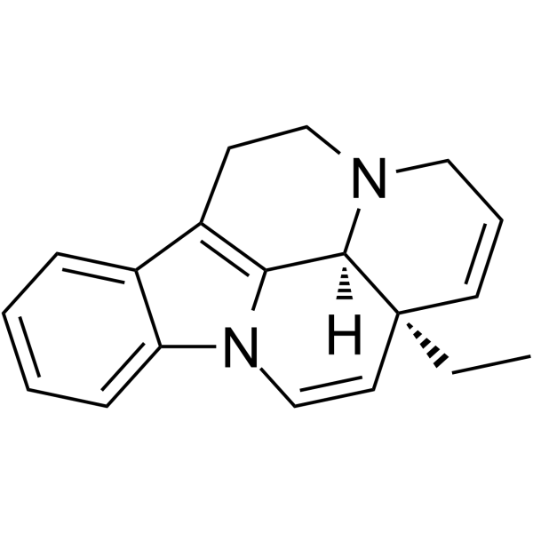 (3α,16α)-17,18-Didehydroeburnamenine structure