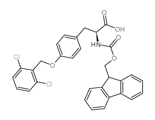 Fmoc-L-Tyr(2,6-Cl2-Bzl)-OH结构式