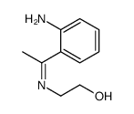 2-[1-(2-aminophenyl)ethylideneamino]ethanol Structure