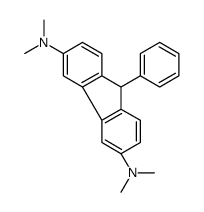 3-N,3-N,6-N,6-N-tetramethyl-9-phenyl-9H-fluorene-3,6-diamine结构式