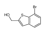 7-Bromo-2-(hydroxymethyl)-1-benzothiophene, (7-Bromo-1-benzothiophen-2-yl)methanol Structure