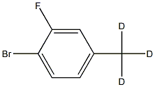 2-Fluoro-4-(methyl-d3)-bromobenzene Structure