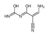 (7ci,8ci)-(3-氨基-2-氰基丙烯酰基)-脲结构式