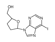 (2S,5R)-5-(6-Iodo-9H-purine-9-yl)tetrahydro-2-furanmethanol结构式