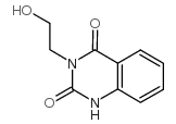 3-(2-羟乙基)-1,2,3,4-四氢喹唑啉-2,4-二酮结构式