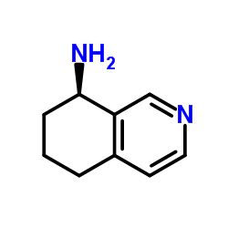 (8R)-5,6,7,8-Tetrahydro-8-isoquinolinamine结构式