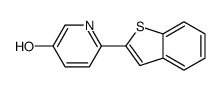 2-[Benzo(b)thiophen-2-yl]-5-hydroxypyridine Structure