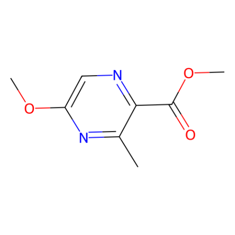 methyl 5-methoxy-3-methylpyrazine-2-carboxylate结构式