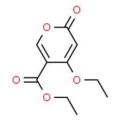 2H-Pyran-5-carboxylicacid,4-ethoxy-2-oxo-,ethylester(9CI) Structure