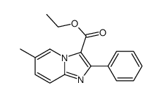 Ethyl 6-methyl-2-phenylimidazo[1,2-a]pyridine-3-carboxylate结构式