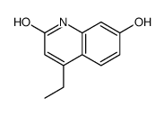 4-ethyl-7-hydroxy-1H-quinolin-2-one结构式