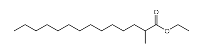 ethyl 2-methyltetradecanoate结构式