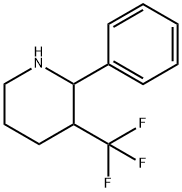 2-Phenyl-3-trifluoromethyl-piperidine Structure