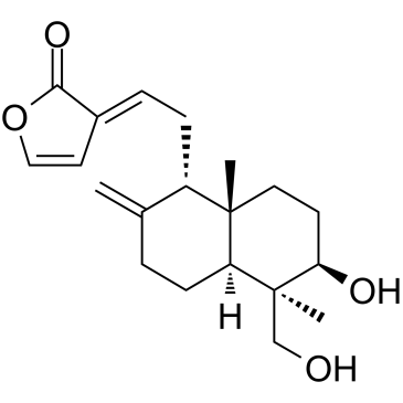 脱水穿心莲内酯结构式