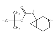 tert-butyl N-{3-azabicyclo[4.1.0]heptan-1-yl}carbamate结构式