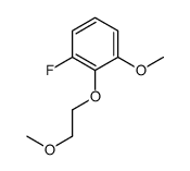 1-fluoro-3-methoxy-2-(2-methoxyethoxy)benzene结构式