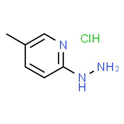 2-Hydrazinyl-5-methylpyridine hydrochloride structure