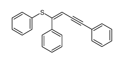 1,4-diphenylbut-1-en-3-ynylsulfanylbenzene Structure