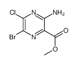 3-氨基-6-溴-5-氯吡嗪-2-羧酸甲酯图片