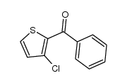 3-chloro-2-thienyl phenyl ketone结构式