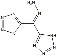 5,5'-(Hydrazonomethylene)-bis-(1H-tetrazole)结构式