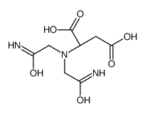 (2S)-2-[bis(2-amino-2-oxoethyl)amino]butanedioic acid结构式