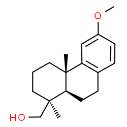 12-Methoxypodocarpa-8,11,13-trien-19-ol结构式