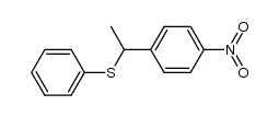 (1-(4-nitrophenyl)ethyl)(phenyl)sulfane Structure