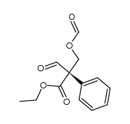 (S)-Ethyl 2-formyl-2-[(formyloxy)methyl]phenylpropionate结构式