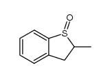 2-methyl-2,3-dihydrobenzothiophene 1-oxide结构式