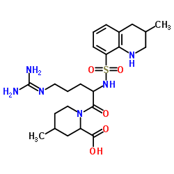 (2S,4S)-Argatroban structure