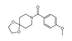 1-(4-methoxybenzoyl)-4-piperidone ethylene ketal Structure