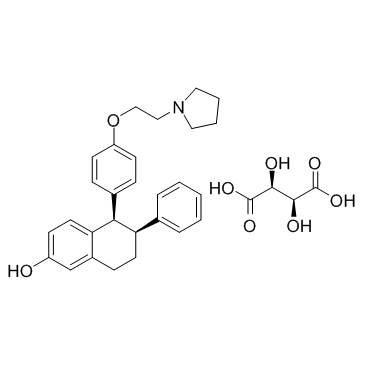 酒石酸拉索昔芬结构式