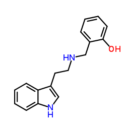 2-([2-(1H-INDOL-3-YL)-ETHYLAMINO]-METHYL)-PHENOL结构式