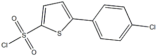 5-(4-chlorophenyl)-2-Thiophenesulfonyl chloride Structure