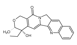 (-)-O,21-dihydrocamptothecin Structure