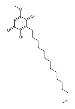 2-Hydroxy-5-methoxy-3-pentadecyl-1,4-benzoquinone Structure