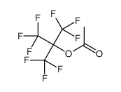 [1,1,1,3,3,3-hexafluoro-2-(trifluoromethyl)propan-2-yl] acetate Structure