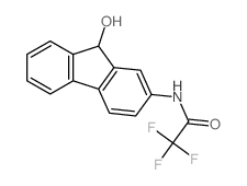 Acetamide,2,2,2-trifluoro-N-(9-hydroxy-9H-fluoren-2-yl)- Structure