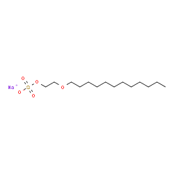 Lauryl polyoxyethylene sulfate structure