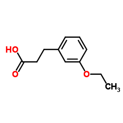 3-(3-Ethoxyphenyl)propanoic acid Structure