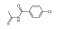 N-thioacetyl-4-chlorobenzamide Structure