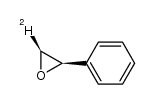 cis-β-deuterio-styrene oxide结构式