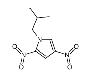 1-(2-methylpropyl)-2,4-dinitropyrrole Structure