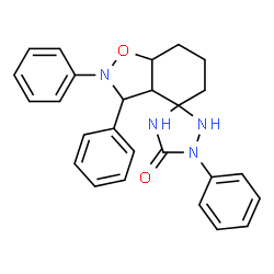 SPIRO-1-[3-PHENYL-4-OXO-2,3,5-THIAZOLO]-4-[2,3-DIPHENYLHEXAHYDRO]-1,2-BENZISOXAZOLE结构式